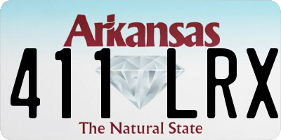 AR license plate 411LRX