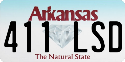 AR license plate 411LSD