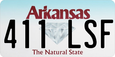AR license plate 411LSF