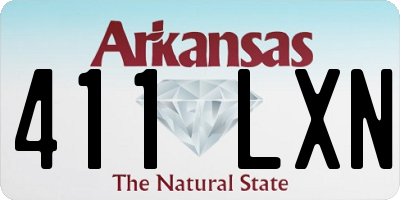 AR license plate 411LXN