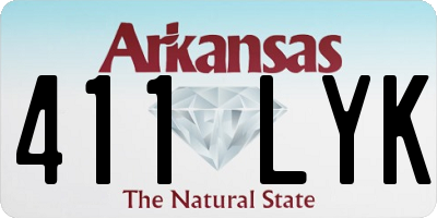 AR license plate 411LYK