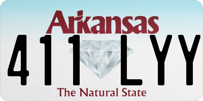 AR license plate 411LYY