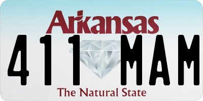 AR license plate 411MAM