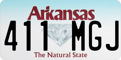 AR license plate 411MGJ