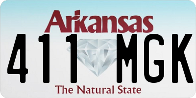 AR license plate 411MGK