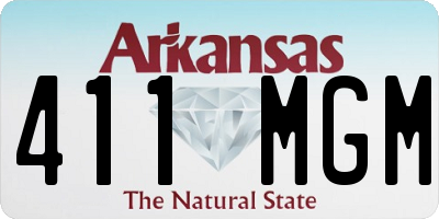 AR license plate 411MGM