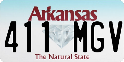 AR license plate 411MGV