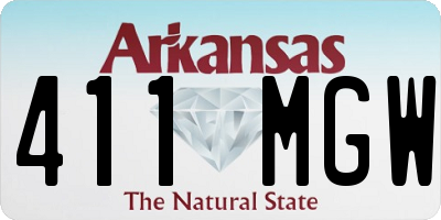 AR license plate 411MGW