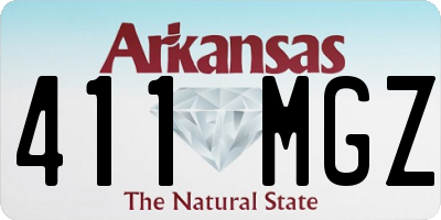 AR license plate 411MGZ
