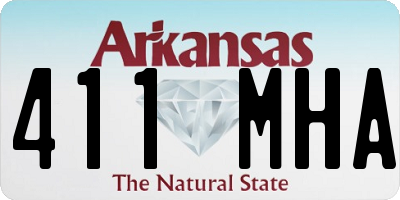 AR license plate 411MHA