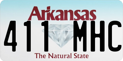 AR license plate 411MHC
