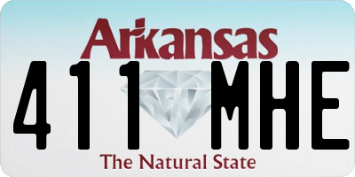 AR license plate 411MHE
