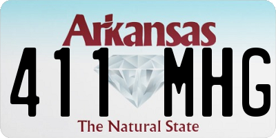 AR license plate 411MHG