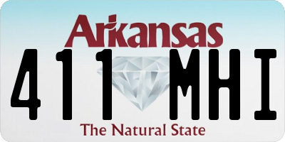 AR license plate 411MHI
