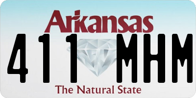 AR license plate 411MHM