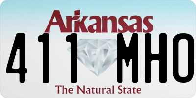 AR license plate 411MHO