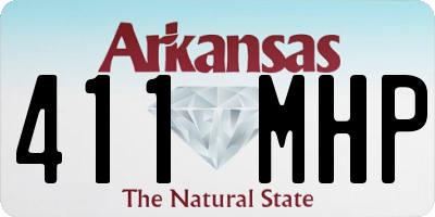 AR license plate 411MHP