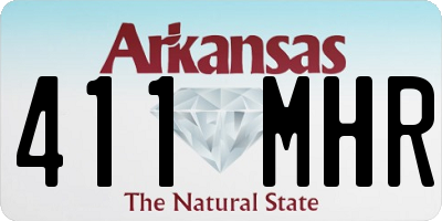 AR license plate 411MHR