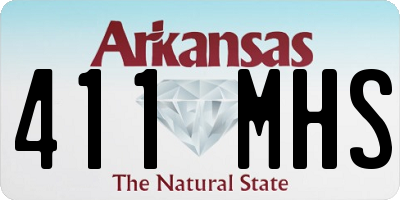 AR license plate 411MHS