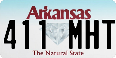 AR license plate 411MHT