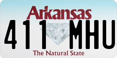 AR license plate 411MHU