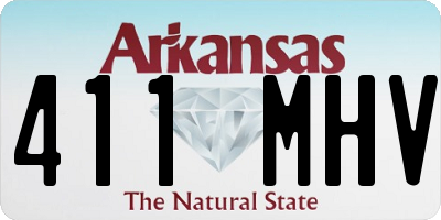 AR license plate 411MHV