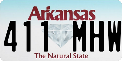 AR license plate 411MHW