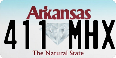 AR license plate 411MHX