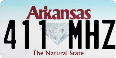 AR license plate 411MHZ