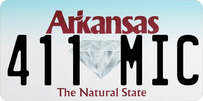 AR license plate 411MIC