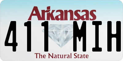 AR license plate 411MIH