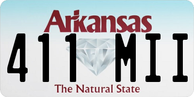 AR license plate 411MII