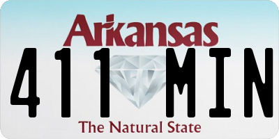 AR license plate 411MIN