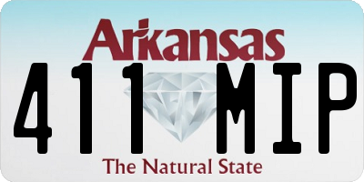 AR license plate 411MIP