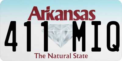 AR license plate 411MIQ