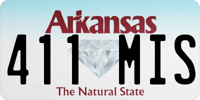 AR license plate 411MIS