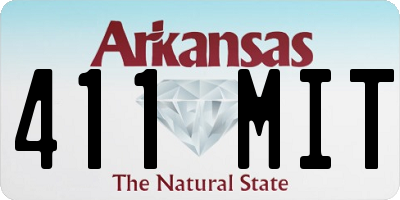 AR license plate 411MIT