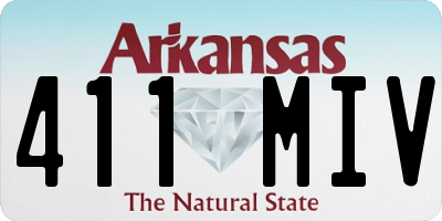 AR license plate 411MIV