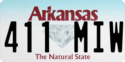 AR license plate 411MIW