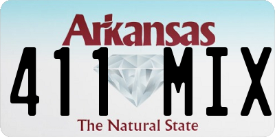 AR license plate 411MIX