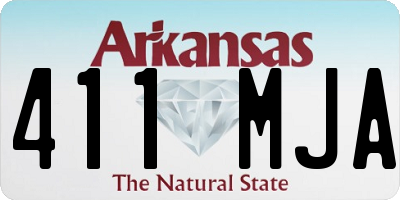 AR license plate 411MJA