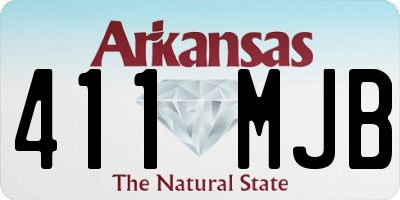 AR license plate 411MJB