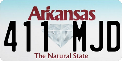 AR license plate 411MJD