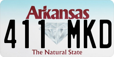 AR license plate 411MKD