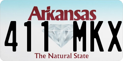 AR license plate 411MKX