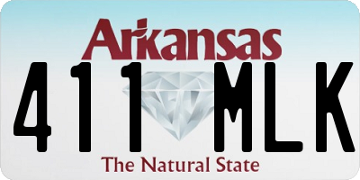 AR license plate 411MLK