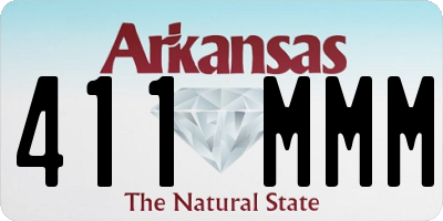 AR license plate 411MMM