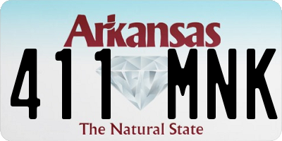 AR license plate 411MNK