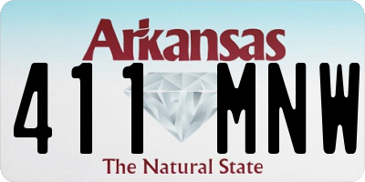 AR license plate 411MNW