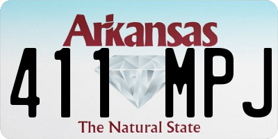 AR license plate 411MPJ